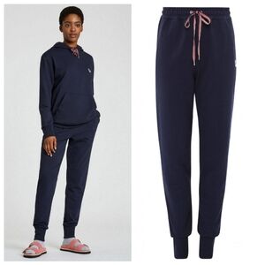 Paul Smith Zebra Organic Cotton Sweatpant Small Navy Loungewear Cabincore Travel